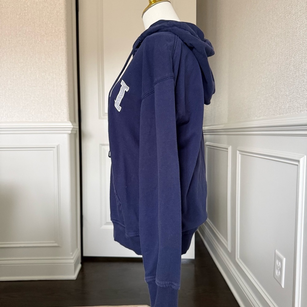 BaBa Maui Navy Blue Zip-Up Hoodie Size Small - Picture 6 of 8